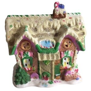 Greenbrier GINGERFROST LANE Ceramic Christmas Village HOUSE 2005